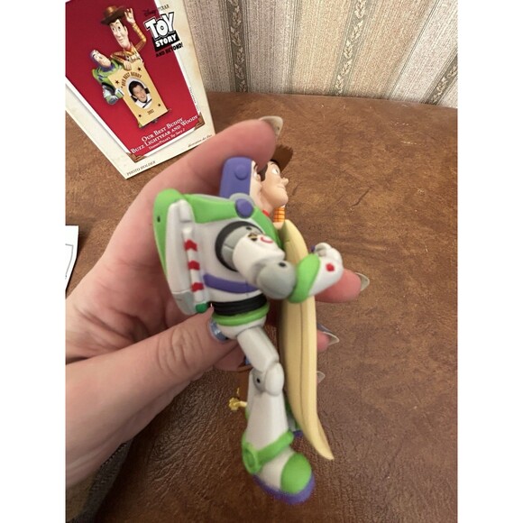 Hallmark Keepsake Ornament 2003 Toy Story Buzz Lightyear & Woody Our Best Buddy - Picture 7 of 16